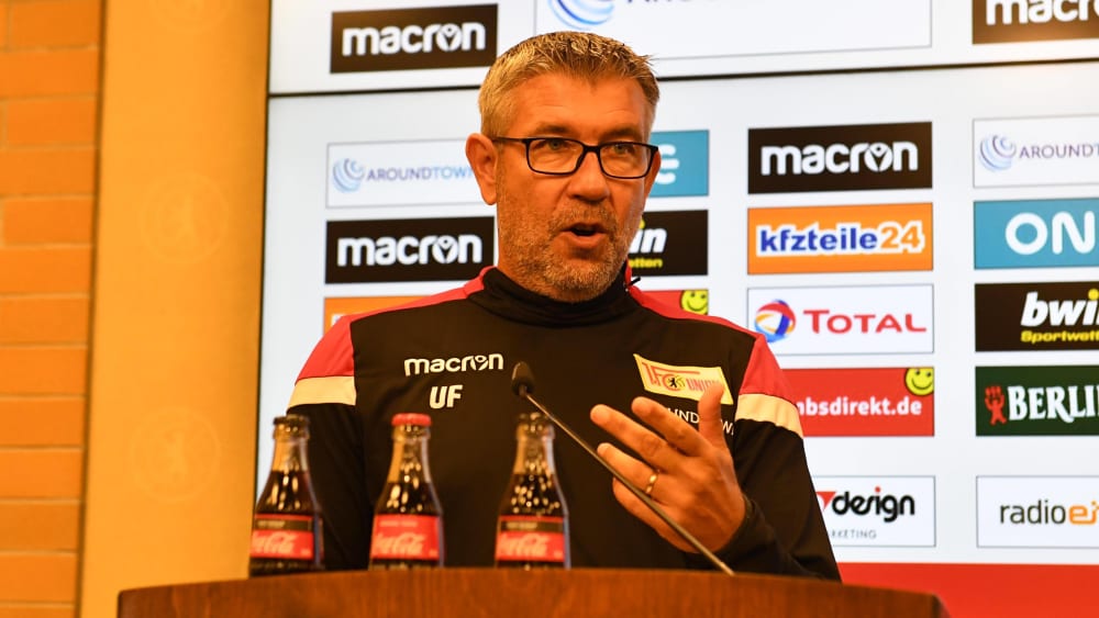 "Am Schluss ist es nur ein Fußballspiel": Union-Trainer Urs Fischer.