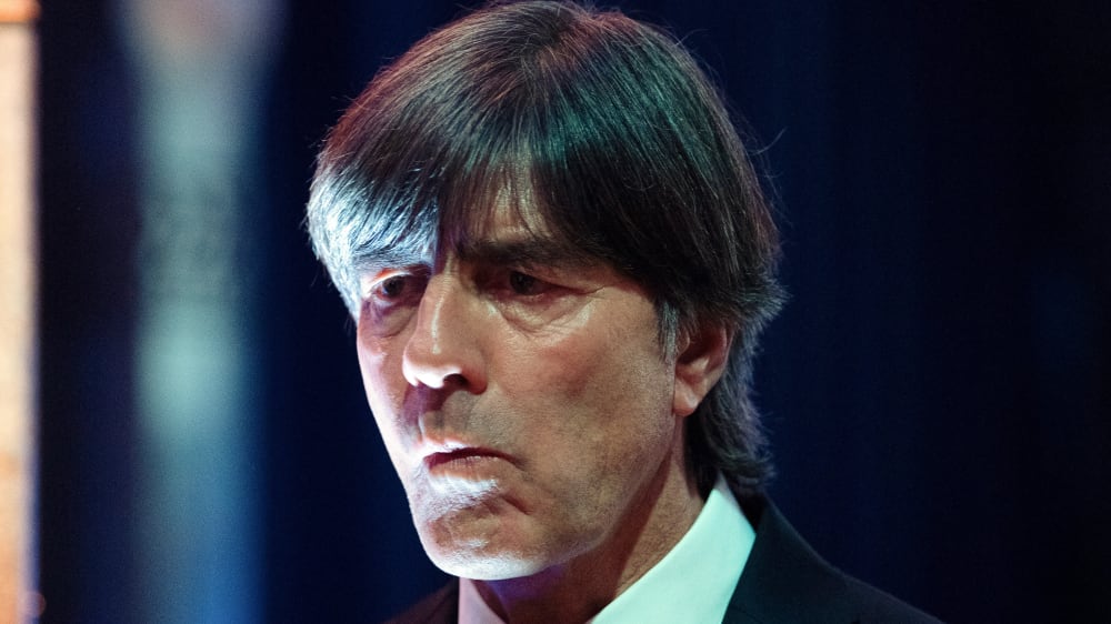 Ist erschüttert von den Fanplakaten: Bundestrainer Joachim Löw.