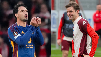 Mats Hummels ist noch für AS Rom aktiv, Thomas Müller für den FC Bayern, den er nach der Klub-WM verlassen wird.