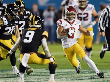 Amon-Ra St. Brown ist Wide Receiver an der University of Southern California USC bei den USC Trojans.