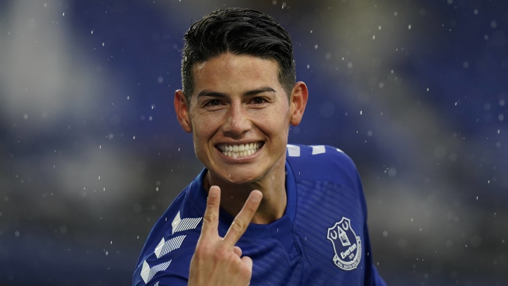 Kann bei Everton wieder strahlen: James.