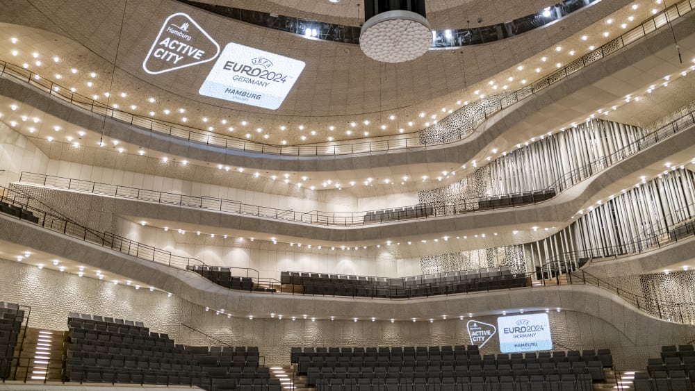 Hamburgs Elbphilharmonie ist der Schauplatz der Auslosung