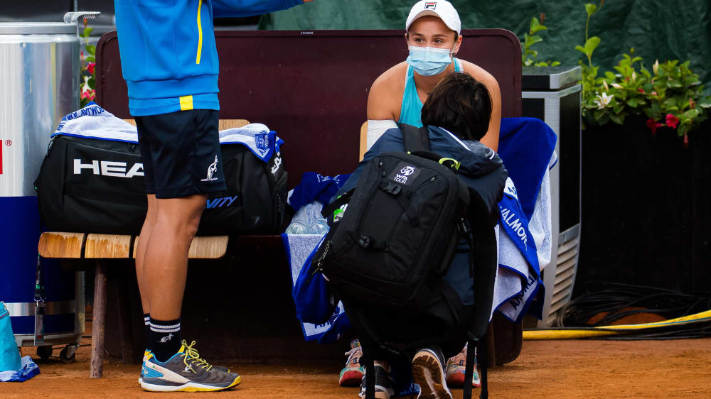 Konnte trotz Behandlung in Rom nicht weiterspielen: Ashleigh Barty