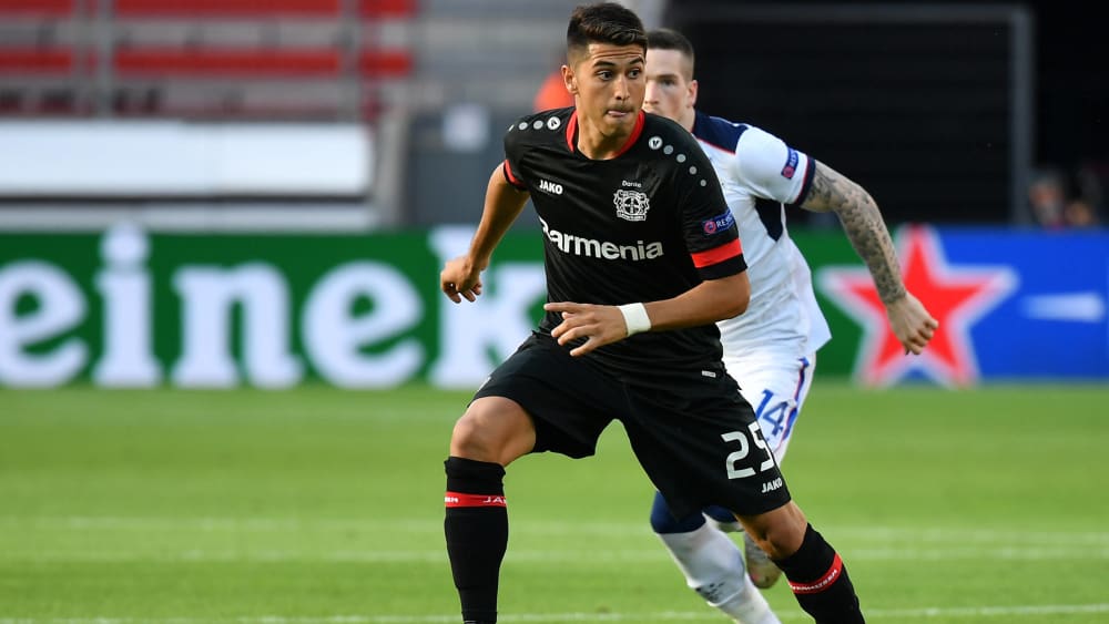 Leverkusens Ezequiel Palacios hat seine Chance gegen die Rangers genützt und könnte auch gegen Inter spielen