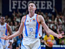 easycredit BBL Basketball Bundesliga 2025 2026 33. Spieltag 07.05.2026 Science City Jena vs MLP Academics Heidelberg Joe Wieskamp (Jena) feiert den 3er zum Klassenerhalt Sparkassen Arena *** easycredit BBL Basketball Bundesliga 2025 2026 33 Matchday 07 05 2026 Science City Jena vs MLP Academics Heidelberg Joe Wieskamp Jena celebrates the 3-pointer to stay in the league Sparkassen Arena