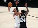 Jalen Brunson überragte in Spiel 1 gegen die San Antonio Spurs.