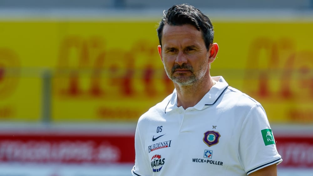 Aues Coach Dirk Schuster stehen gegen Würzburg wieder mehr Alternativen zur Verfügung.