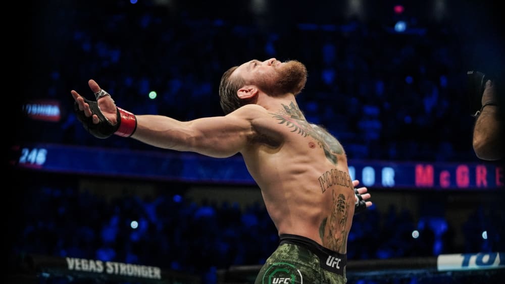 UFC: McGregor feiert K.-o.-Sieg gegen Cerrone - kicker