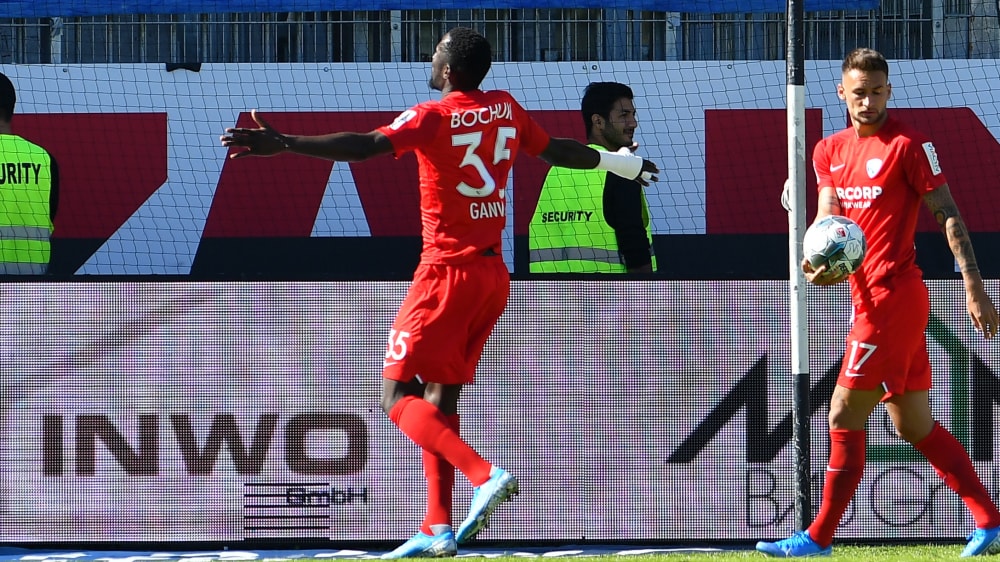 Bochumer Jubel: Silvere Ganvoula markierte das zwischenzeitliche 1:0.