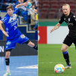 Trafen sich in der Halle: Lukas Zerbe und Jomaine Consbruch.