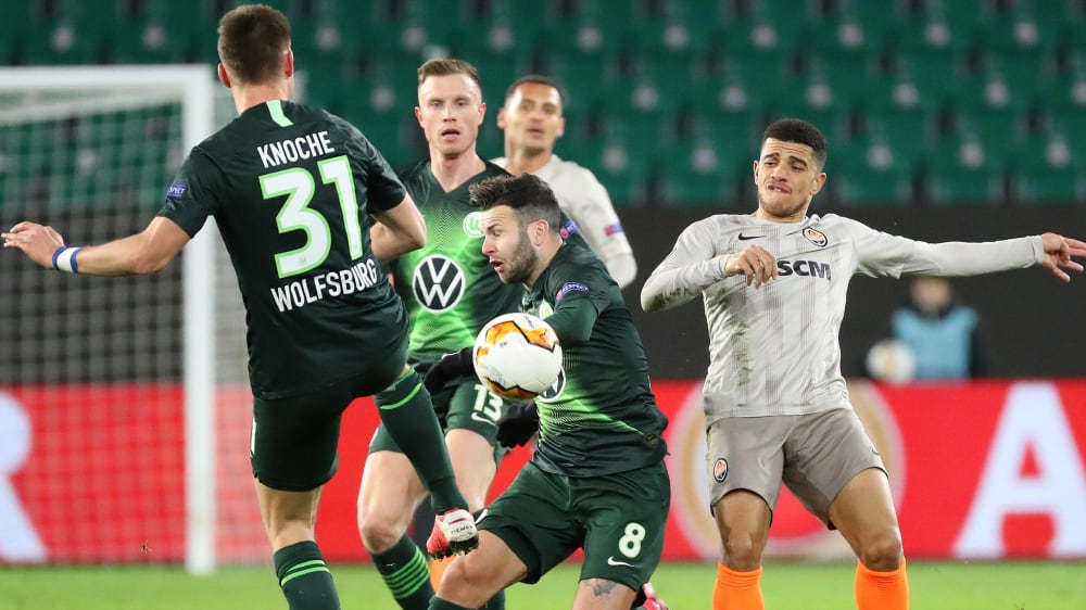 Der VfL Wolfsburg soll sein Achtelfinal-Rückspiel gegen Schachtar Donezk in Charkiw austragen.