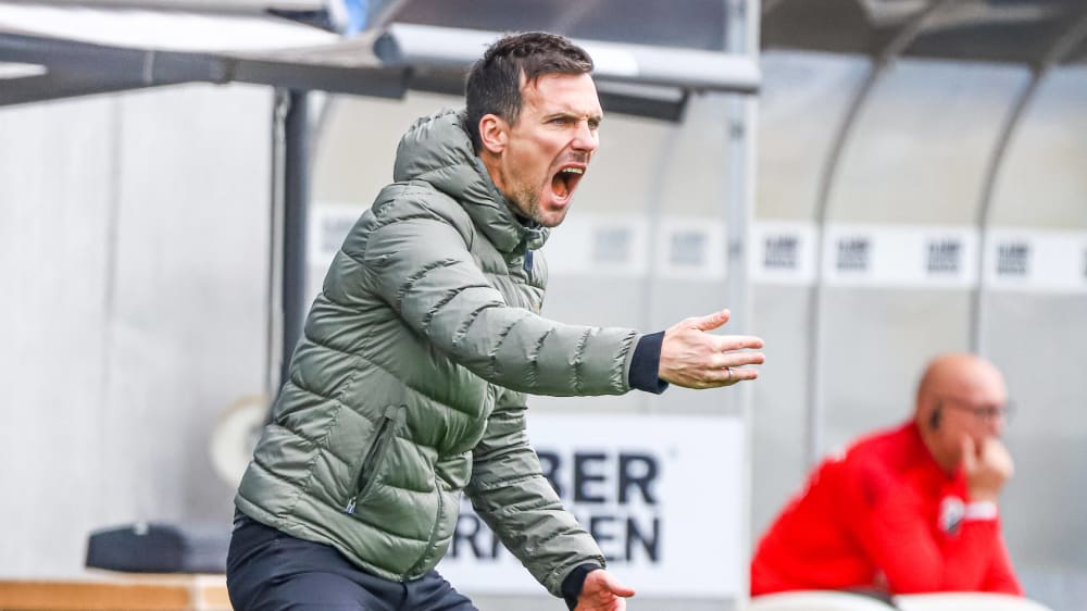 "Immer wenn wir mutig sind, holen wir auch Punkte": Karlsruhes Trainer Christian Eichner.
