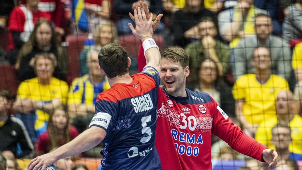 Herausragende Akteure: Sander Sagosen und Keeper Torbjörn Bergerud.