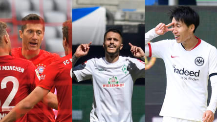 Gewinner des Spieltages: Lewandowski, Bittencourt und Kamada im Rausch der Emotionen.