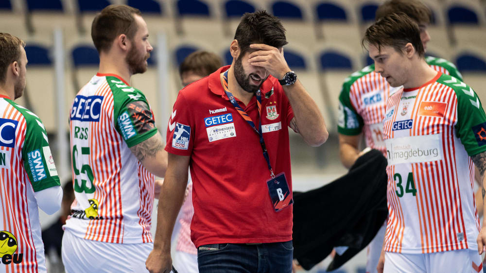 Verflixt nochmal: SCM-Trainer Bennet Wiegert (M.).