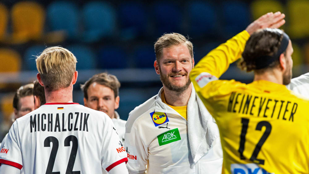 Kurz nach Schlusspfiff hatte er noch gute Laune: DHB-Keeper Johannes Bitter.