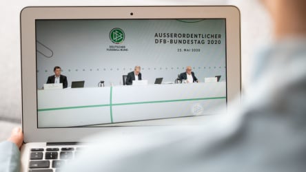 Virtuell: Der Bundestag fand per Videokonferenz statt