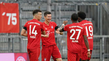 Robert Lewandowski & Co. haben Eintracht Frankfurt mit 5:2 besiegt.