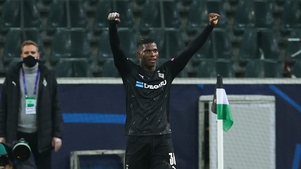 Erzielte das 3:0 per Fallrückzieher: Gladbachs Breel Embolo.