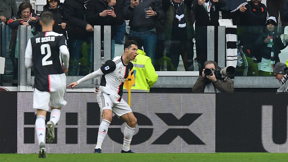 Er brauchte am Sonntag nicht viele Chancen: Juve-Torjäger Cristiano Ronaldo.