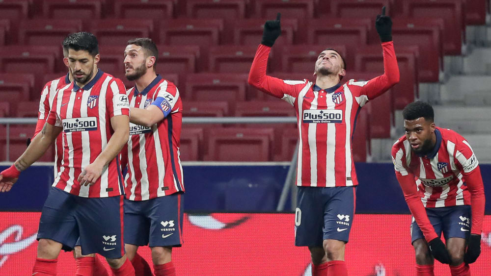 Angel Correa brachte Atletico in Führung.