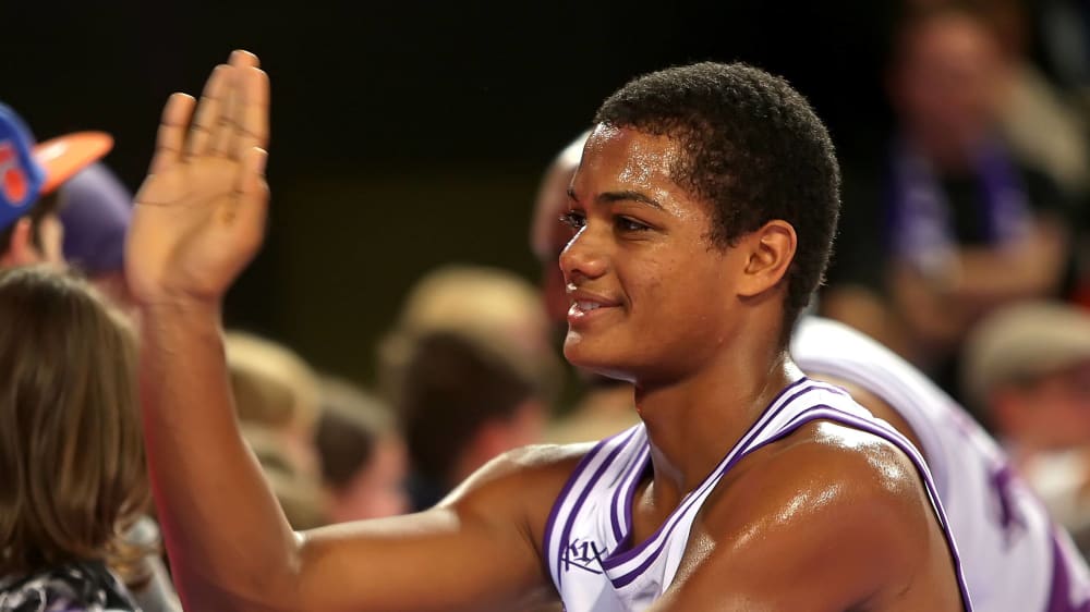 Früher Basketballer, jetzt Footballer: Aaron Donkor hat einen Platz im Practice Squad der Seattle Seahawks ergattert.