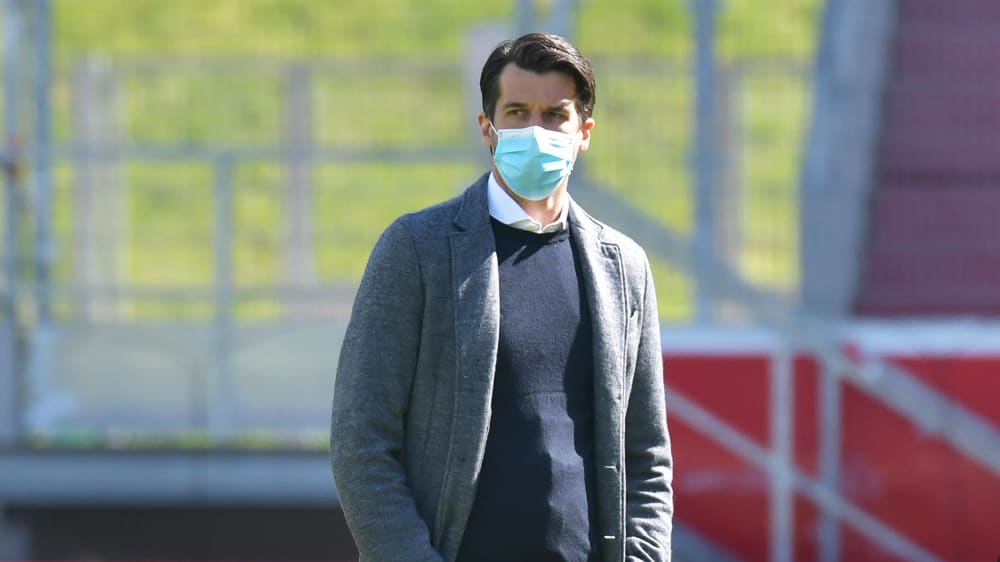 Äußerte sich am Montag zum Trainerwechsel in Hamburg: Vorstand Jonas Boldt.