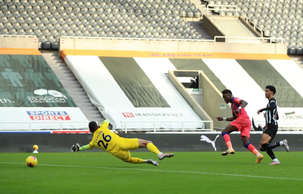Stellte nach Timo Werners Vorarbeit auf 2:0: Tammy Abraham.