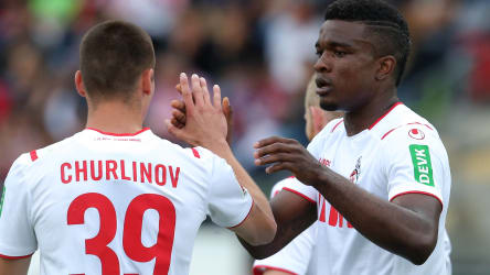 Jhon Cordoba und Darko Churlinov