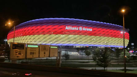 Hier werden 2021 EM-Spiele stattfinden: die Münchner Allianz-Arena.