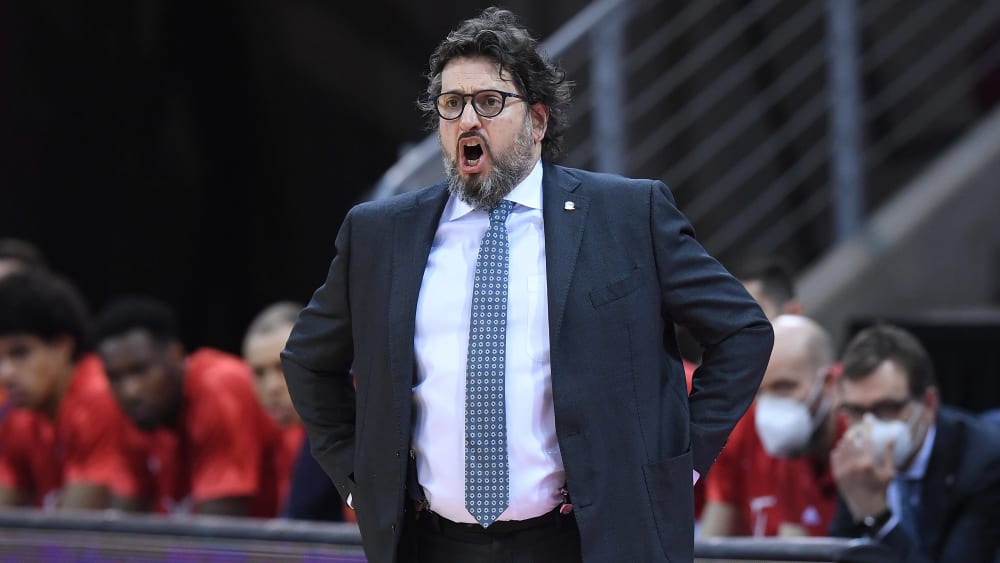 "In dem Moment habe ich keine Ahnung, was Freude und Begeisterung sind": Bayern-Trainer Andrea Trinchieri.