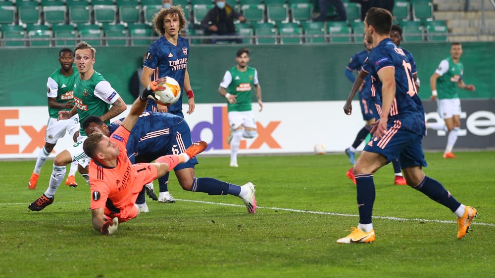 Geriet des Öfteren in Bedrängnis und sorgte auch selbst dafür: Arsenals Keeper Bernd Leno.