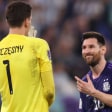 Gibt er den wirklich? Wojciech Szczesny (li.) und Lionel Messi.