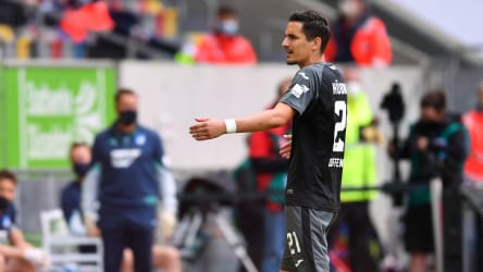 Sah in der 9. Minute die Rote Karte: Hoffenheims Benjamin Hübner.