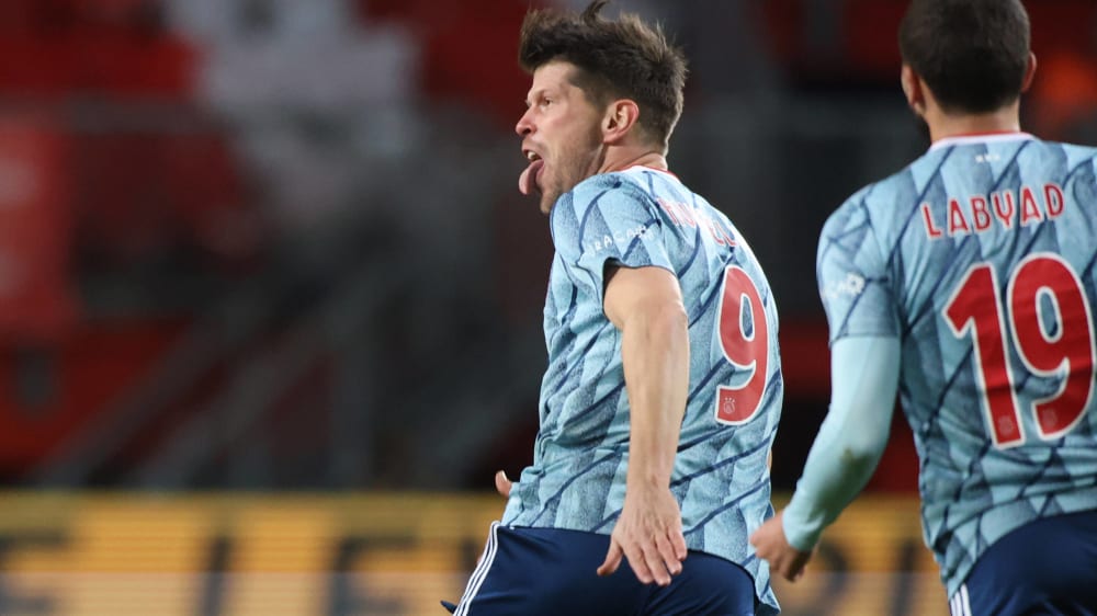 Doppelpack binnen zwei Minuten: Klaas Jan Huntelaar.