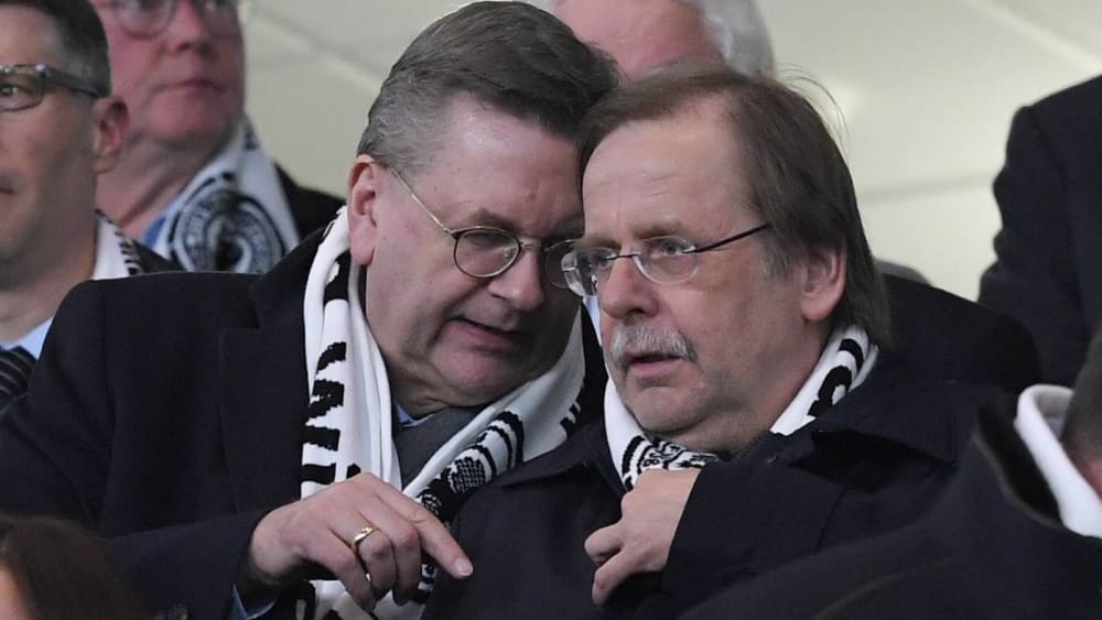 Der frühere Präsident Reinhard Grindel und DFB-Vizepräsident Rainer Koch