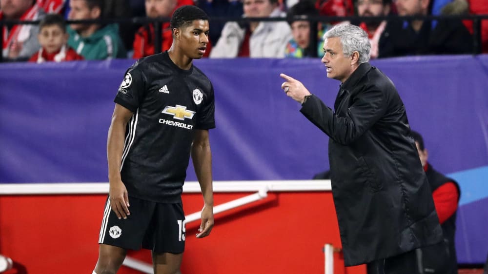 Prägender Einfluss: Marcus Rashford (l.) mit José Mourinho, der ihn zwischen 2016 und 2018 trainierte.