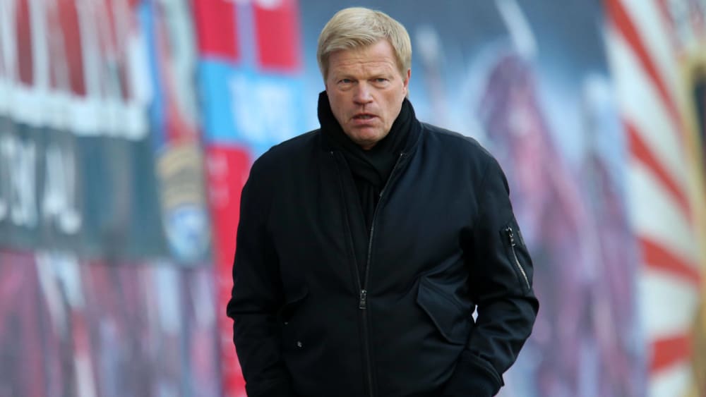 Bayern-Vorstand Oliver Kahn in Leipzig.