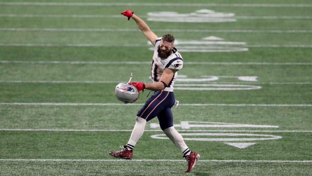 Verabschiedet sich von der professionellen Football-Bühne: Julian Edelman.