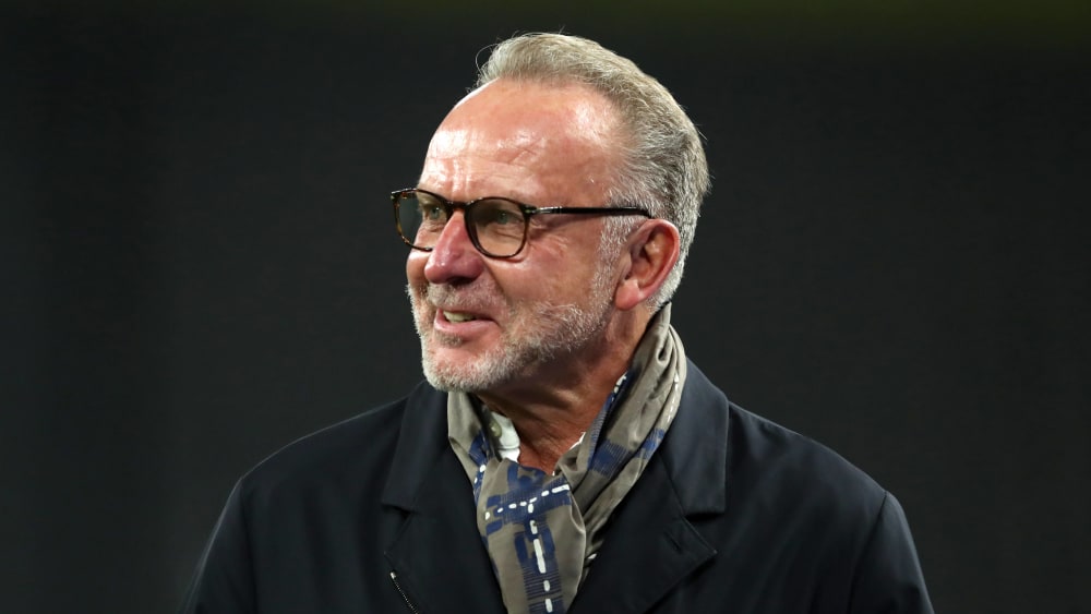 Klare Worte vor dem Topspiel: Bayern-Boss Karl-Heinz Rummenigge.