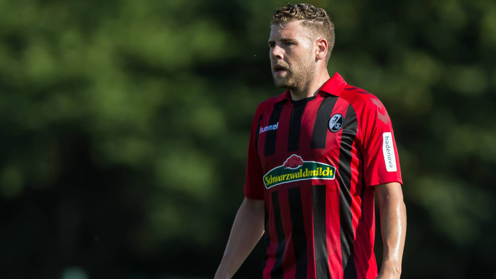 Er traf im Test doppelt: Freiburgs Offensivspieler Yoric Ravet.