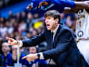 Basketball Berlin 28.10.2026 Saison 2026 2027 FIBA BCL Regular Season Group G Basketball Championsleague Alba Berlin - Surne Bilbao Pedro Calles (Alba Berlin, Trainer) *** Basketball Berlin, October 28, 2026; 2026-2027 Season; FIBA BCL Regular Season, Group G; Basketball Champions League; Alba Berlin; Surne Bilbao; Pedro Calles; Alba Berlin, Coach
