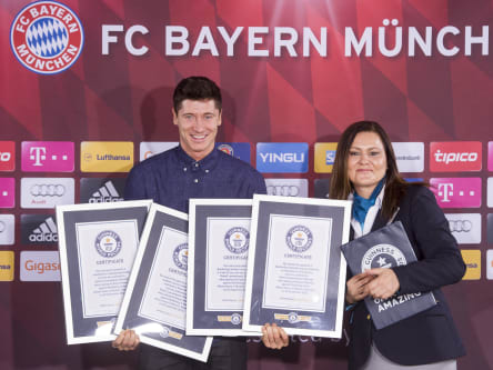 Robert Lewandowski mit vier Guinness-Rekorden