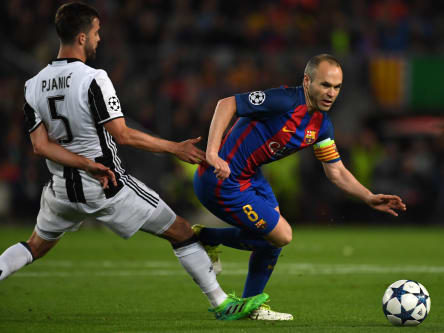 Miralem Pjanic, Andres Iniesta