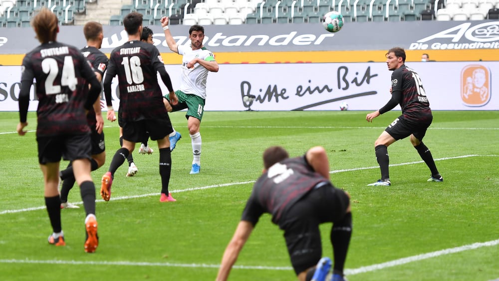 Hoch das Bein, rein ins Tor: Lars Stindl schlug bei seiner Startelfrückkehr zu.