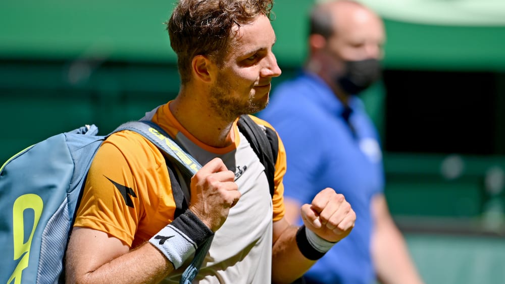 Sorgte in Halle für eine Überraschung: Jan-Lennard Struff.