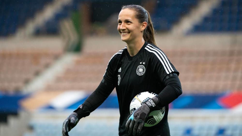 Steht gegen Chile im Tor: Laura Benkarth.