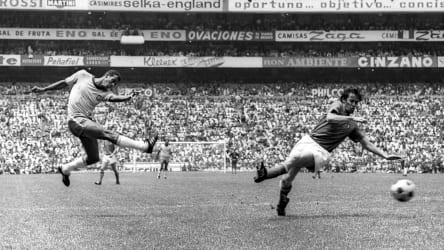 Carlos Alberto trifft gegen Italien zum 4:1-Endstand