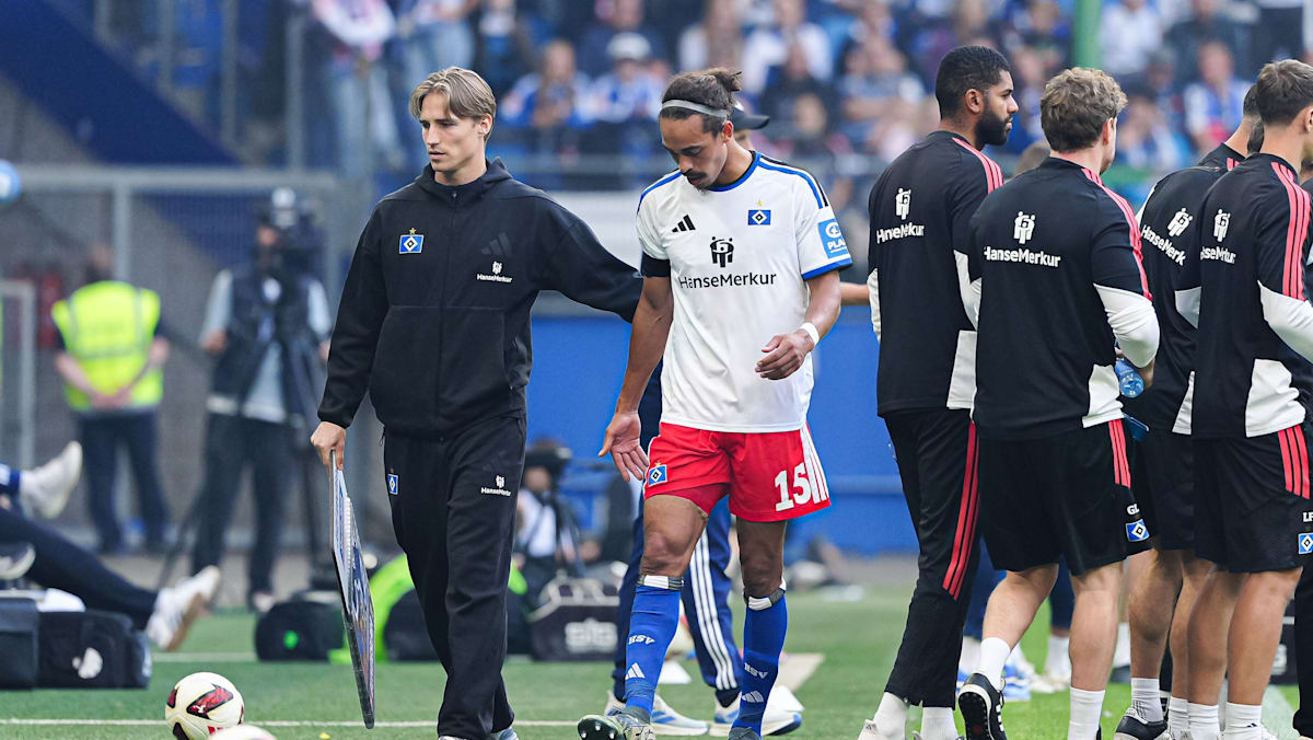 Poulsen has to come off and gives the all-clear