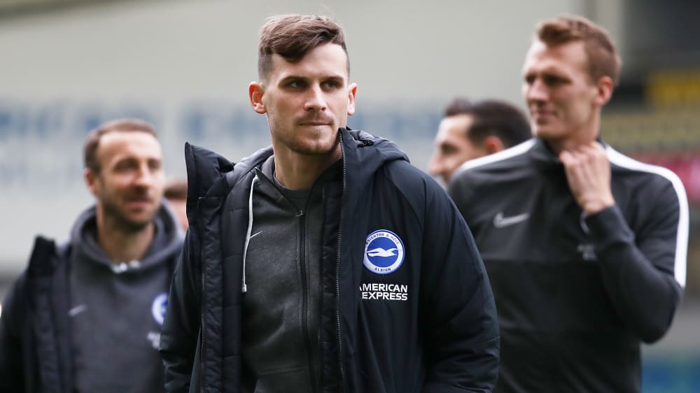 Zurzeit in Mannheim bei der Familie: Pascal Groß von Brighton & Hove Albion.